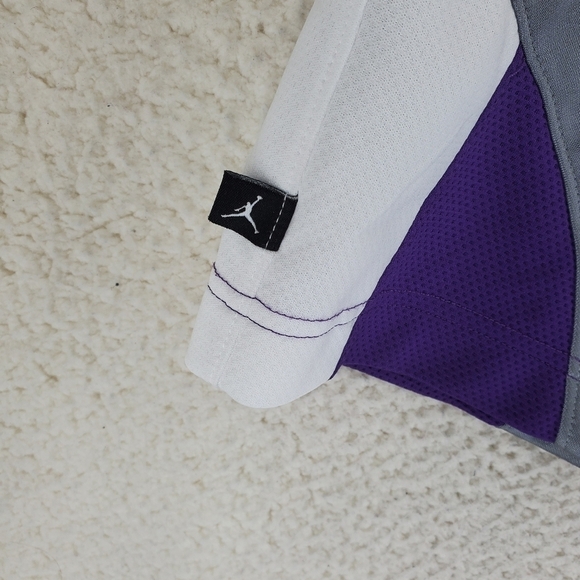 Vtg Nike Jordan Jumpman Basketball Board Jort Shorts Mens XL Mesh Lined White - Picture 10 of 14